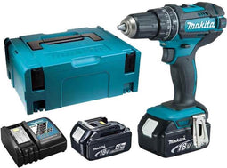 Makita DHP482RMJ 18V Li-Ion accu klopboor-/schroefmachine set (2x 4.0Ah accu) in Mbox