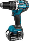 MAKITA DHP484RTJ Accuklopboormachine - 18V - 5,0 AH Li-ion