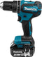 Makita DHP485RFJ 18V Li-Ion accu klopboor-/schroefmachine set (2x 3.0Ah accu) in Mbox - koolborstelloos