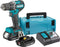 Makita DHP487RAJ Accu Klop-/Schroefboormachine 18V 2.0Ah in Mbox