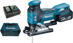 Makita DJV181RT1J Blau/Schwarz Akku-Stichsäge 5,0 Ah