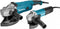 Makita DK0052G Haakse slijper combiset (GA9020R / 9558NB) in koffer - 2200W / 840W - 230 x 125mm