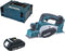Makita DKP180Y1J 18V Li-Ion Accu schaafmachine body + (1x 1.5Ah accu) in Mbox - 82mm - 2mm