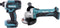 Makita DLX 6046 accu combiset 18 V DGA 452 + DHP 458 + DJR 186 + DML 802 + DSS 610 + DTD 152 + 3x accu 3.0 Ah + lader + tas
