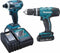Makita DLX2020Y 18V Li-Ion accu klopboor-/schroefmachine (DHP453) & slagschroevendraaier (DTD146) combiset (2x 1.5Ah accu) in koffer