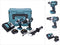 Makita DLX2145TJ 18V Li-Ion Combiset - Accuboormachine met Klopfuntie (DHP458) - Slagschroevendraaier (DTD152) - 2x 5.0Ah accu's