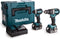 Makita DLX2180TJ 18V Li-Ion combiset - DHP484 (klop)boor-/schroefmachine - DTD153 slagschroevendraaier - 2x 5.0Ah accu