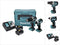 Makita DLX2180TJ 18V Li-Ion combiset - DHP484 (klop)boor-/schroefmachine - DTD153 slagschroevendraaier - 2x 5.0Ah accu