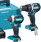 Makita DLX2180TJ 18V Li-Ion combiset - DHP484 (klop)boor-/schroefmachine - DTD153 slagschroevendraaier - 2x 5.0Ah accu