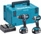 Makita DLX2180TJ 18V Li-Ion combiset - DHP484 (klop)boor-/schroefmachine - DTD153 slagschroevendraaier - 2x 5.0Ah accu