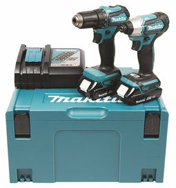 Makita DLX2220AJ LXT 18V accu combiset (2x 2,0Ah accu en lader in Mbox)