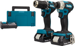 Makita DLX2423AJ Accu Combiset 2-delig (DDF487 + DTD157) 18V 2.0 Ah in Mbox