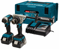 Makita DLX2432TJ 18V LXT accu Combiset (boor-/schroefmachine DDF486 & Slagschroevendraaier DTD153 met 2x 5.0Ah+lader) in Mbox 3