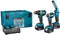 Makita DLX3090TJ Accu Combiset DTD153+DDF484+DML801 18V 5.0Ah in Mbox - 3-delig