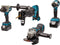 Makita DLX4157TX1 Accu Combiset 4-delig 18V 5.0Ah in Tas