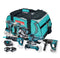 Makita DLX7021TX1 LXT 18V accu combiset (incl 2x 5,0 Ah accu en lader ) in tas