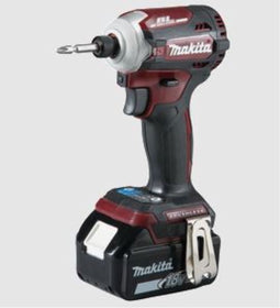 Makita DTD171FJAR Akku-Schlagschrauber 18V in rot / 3,0 Ah / 180 Nm, 2 Akkus + Ladegerat im MAKPAC