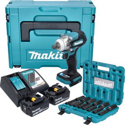 Makita DTW 300 Z accu slagmoersleutel 18 V 330 Nm 1/2" borstelloos solo - zonder accu, zonder oplader