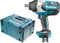 Makita DTW1001ZJ 18V Li-Ion Accu slagmoersleutel body in Mbox - 1050Nm - 3/4