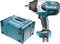 Makita DTW1002ZJ 18V Li-Ion Accu slagmoersleutel body in Mbox - 1050Nm - 1/2" - koolborstelloos