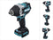 Makita DTW701Z Accu-slagmoersleutel 18 V Li-ion Zonder accu