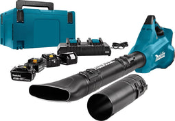 Makita DUB184PT4J 18V Li-Ion accu bladblazer set (4x 5,0Ah) incl. Mbox - 780m³/uur - koolborstelloos