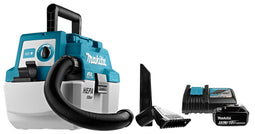 Makita DVC750LTX1 18V Stofzuiger 5,0 Ah accu (1 st.+ snellader)