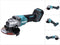 Makita GA016GZ Accu Haakse Slijper 125mm XGT 40V Max Basic Body