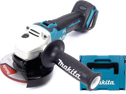 MAKITA Haakse Slijper DGA506ZJ - 18 V Accu - 125 mm Body - In Mbox - Losse Body (geleverd zonder accu en lader)