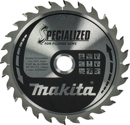 Makita Invalcirkelzaagblad voor Hout | Specialized | Ø 165mm Asgat 20mm 28T - B-33009