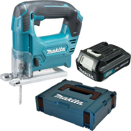 Makita JV101DY1J 10,8 V Li-ion schuifaccu decoupeerzaagset (1x 1,5Ah accu) in Mbox