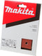 Makita P-33087 Schuurvel Red - Vlak schuurvel - Delta schuurvel - Velcro - Klittenband - K40 - 114 x 102mm (10stuks)
