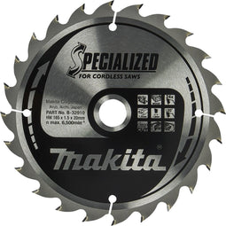 Makita SPECIALIZED B-32910 Hardmetaal-cirkelzaagblad 165 x 20 x 1 mm Aantal tanden: 24 1 stuk(s)