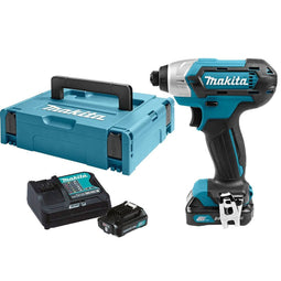 MAKITA TD110DSAJ 10,8 V SLAGSCHROEVENDRAAIER 2,0 AH ACCU (2 ST), LADER, KOFFER