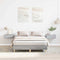 vidaXL - Bedframe - zonder - matras - 140x190 - cm - spaanplaat - grijs - sonoma