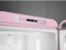 SMEG FAB32RPK5 - Koel/vriescombinatie - NoFrost - Jaren '50 - Roze