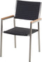 MALETTO/GROSSETO - Tuinset 4-zits - Grijs/Zwart - Aluminium/PE rotan