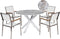 MALETTO/GROSSETO - Tuinset 4-zits - Wit - Aluminium/Polyester