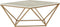 MALIBU - Salontafel - Beige/Goud - MDF
