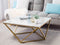 MALIBU - Salontafel - Beige/Goud - MDF