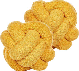 MALNI - Sierkussen set van 2 - Geel - Bouclé