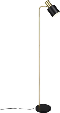 REALITY ADAM - Vloerlamp - Minimalistisch ontwerp - Zwart-goud