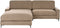 MALOY - Hoekbank - Bruin - Rechtszijdig - Polyester