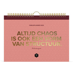 Mama Baas Familie Kalender 2025 A4 Weekkalender