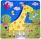 Mama Memo Legpuzzel Giraffe Hout 9 Stukken 15 X 15 Cm