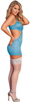 Jurk Exposed Blauw (S/M)