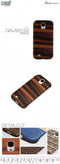 Man & Wood Cover Ebony Samsung Galaxy S4 i9505 MSG401B