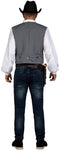Kostuums voor Volwassenen My Other Me Grijs Cowboy Vest