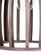 MANAIR - Hanglamp - Donkerbruin - Hout