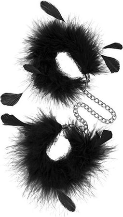 Manchetten S Pleasures Feather Zwart